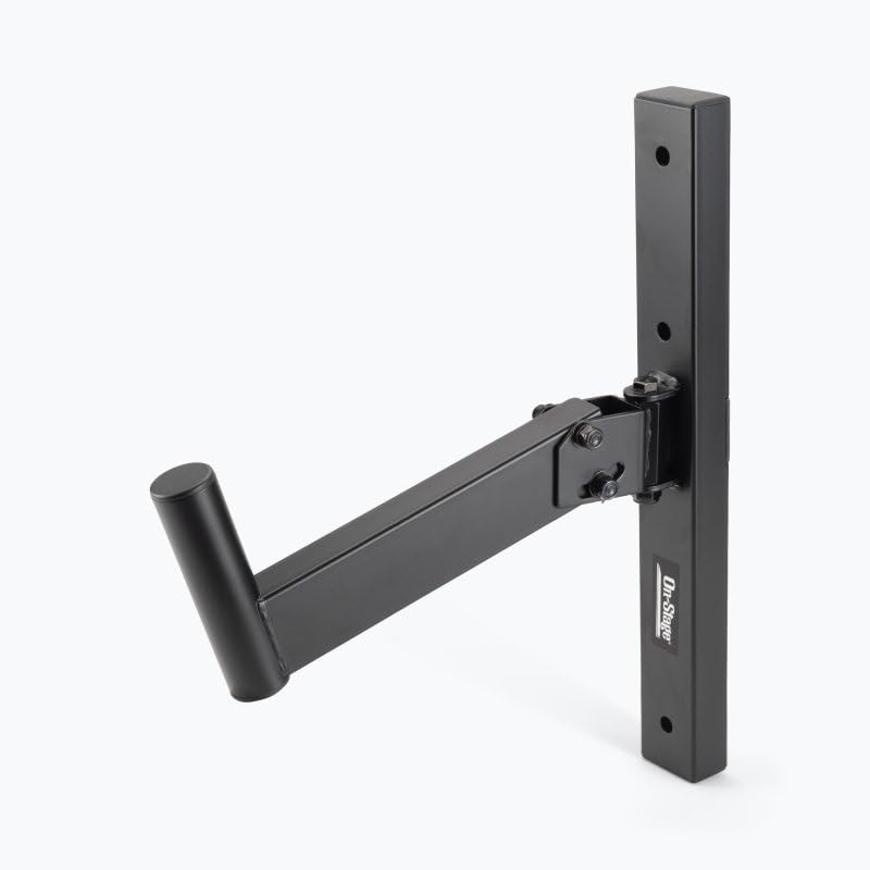 Alt View 9. On Stage Stands - On Stage SS7323B Wall Mount Speaker Bracket, Pair - Black.