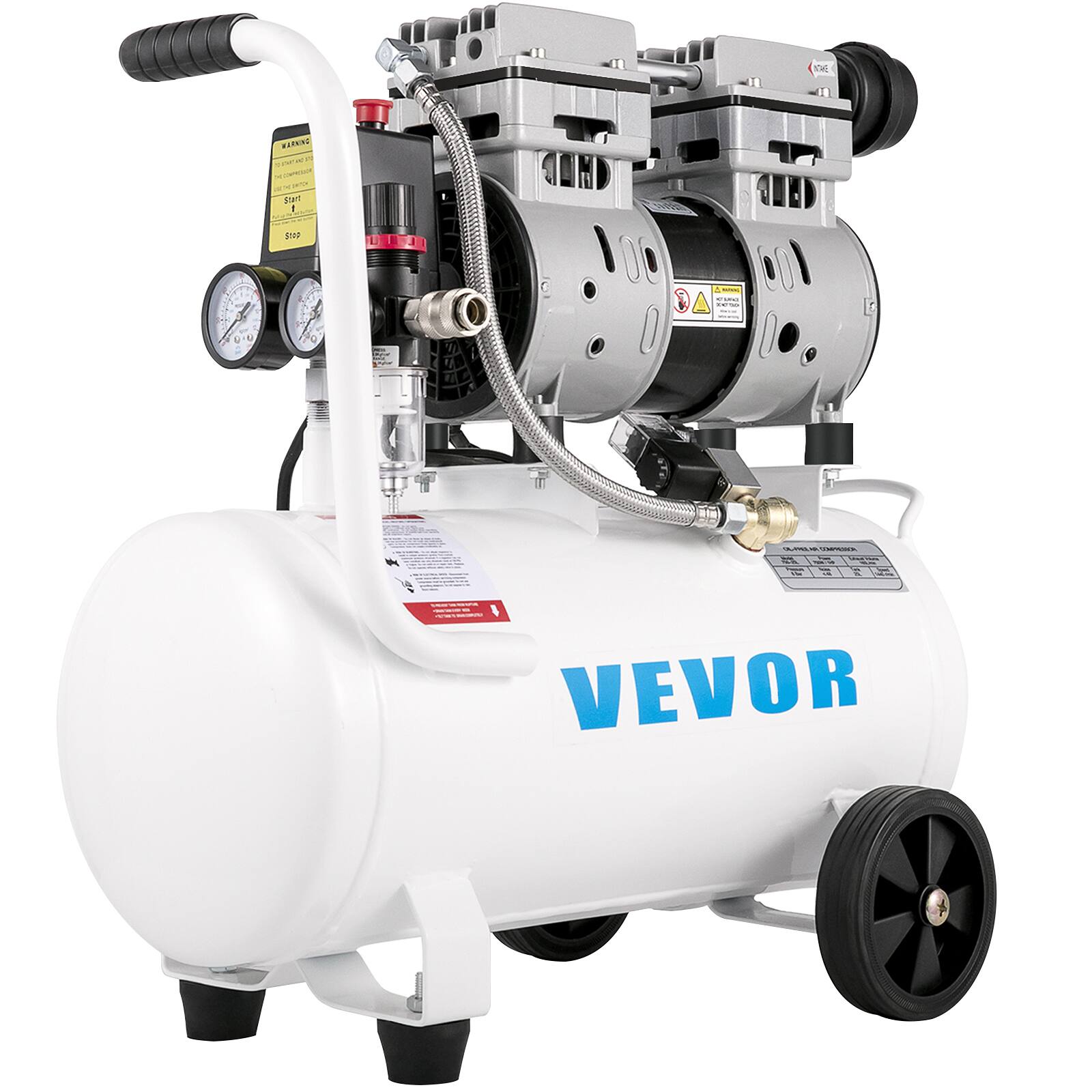 INE
WARNING
Start 1
Stop
-
MINY
Serve
OLIVELIA COMPACSION 
Pasa TM
..
A
-    VEVOR