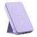 Front. Alpha Digital - 10,000mAh Portable Magnetic Wireless Charge Power Bank with Phone Stand - Purple.