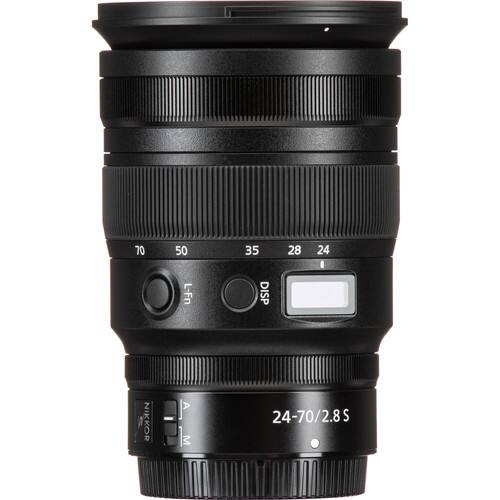 70 50 35 28 24 L-Fn DISP NIKKOR A M 24-70/2.8S