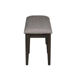 Liberty Furniture Industries - Double Bridge Bench (RTA) in Dark Chestnut - Brown