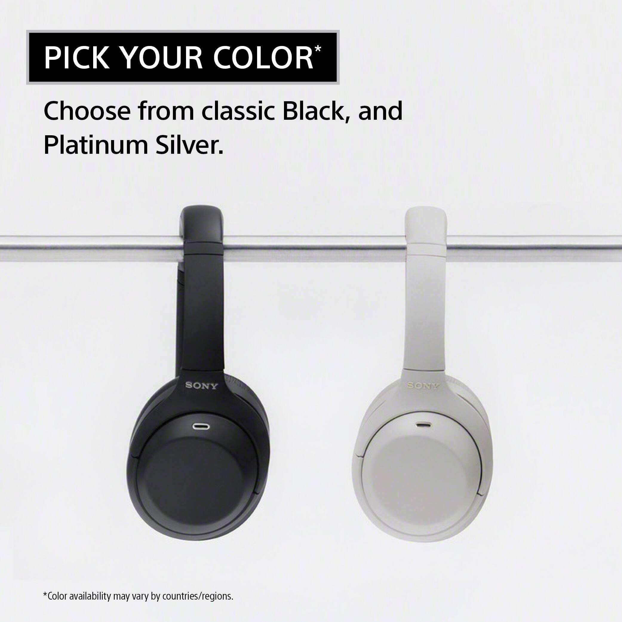 PICK YOUR COLOR*  
Choose from classic Black, and Platinum Silver.  
SONY  
SONY  
*Color availability may vary by countries/regions.
