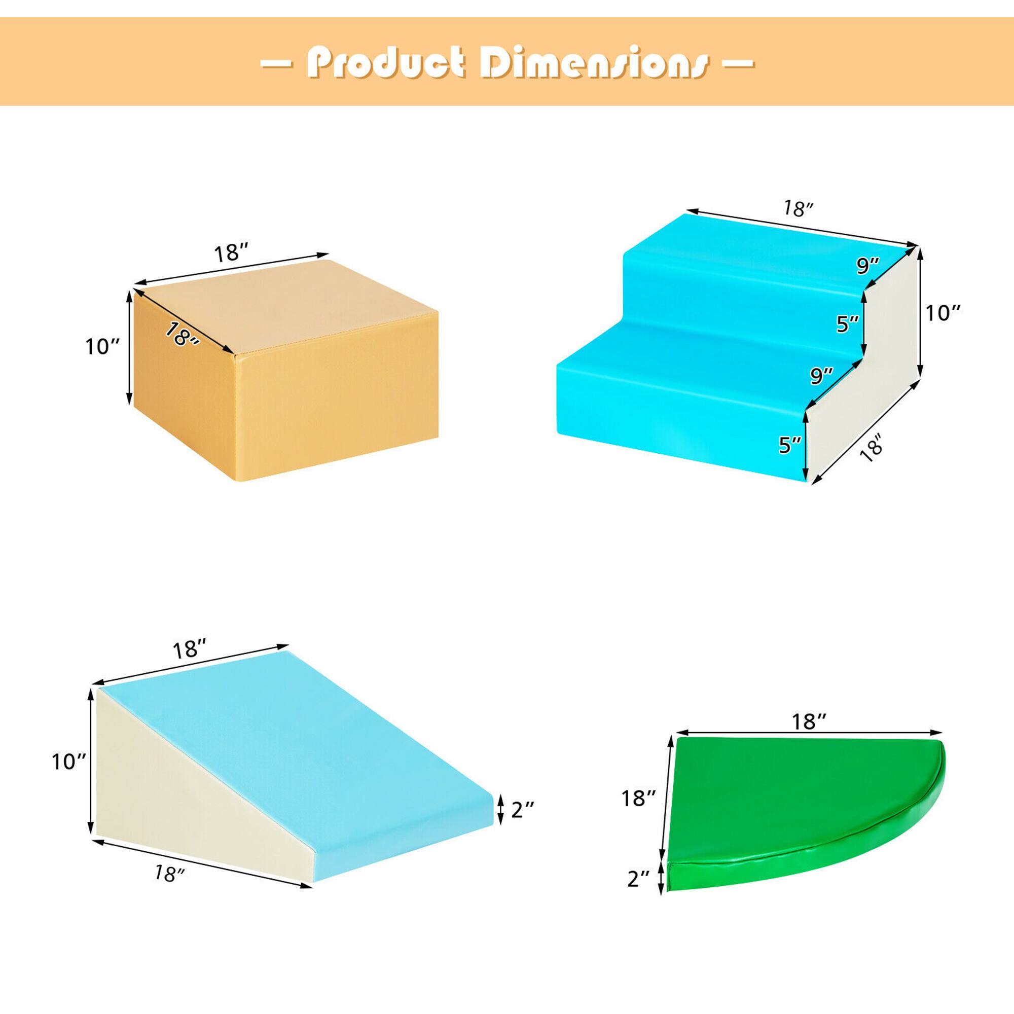 - Product Dimensions
  - 18" x 18" x 10"
  - 18" x 10" x 9" (top tier), 18" x 10" x 5" (middle tier), 18" x 10" x 5" (bottom tier)
  - 18" x 10" x 2"
  - 18" x 2" x 2"