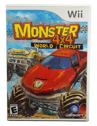 Wii™
Monster 4x4 World Circuit
Everyone
E (Content Rated by ESRB)
Ubisoft - E10+ (Everyone 10+)