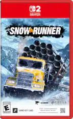 2 NINTENDO SWITCH SNOW RUNNER FREIGHTLIN 8-8-0-0 EVERYONE E ESRB SABER FOCUS ENTERTAINMENT 50 GB - Full game download via GAME-KEY CARD internet required. See back. support.nintendo.com/switch2/gamekeycard