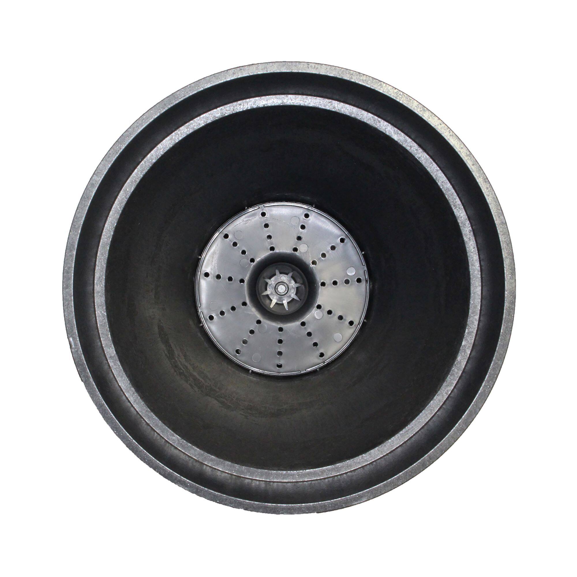 Alt View 8. Tierra Verde - Tierra Verde 2 Pack Aria Round Planter, Self Watering Pot, 15"W x 26"H, Black - Black.