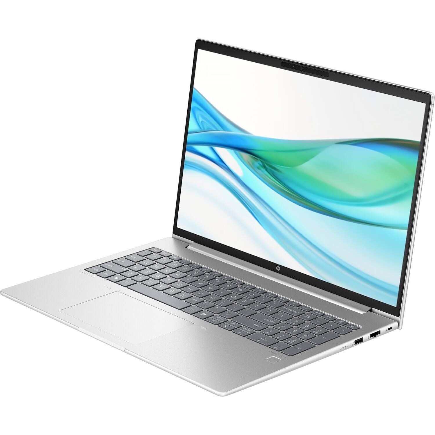 Alt View 2. HP - HP - ProBook 460 G11 16" WUXGA Laptop - Intel Ultra 5 125U - 16GB DDR5 RAM, 1TB SSD - Windows 11 Pro - Pike Silver - Pike Silver Aluminum, Gray.