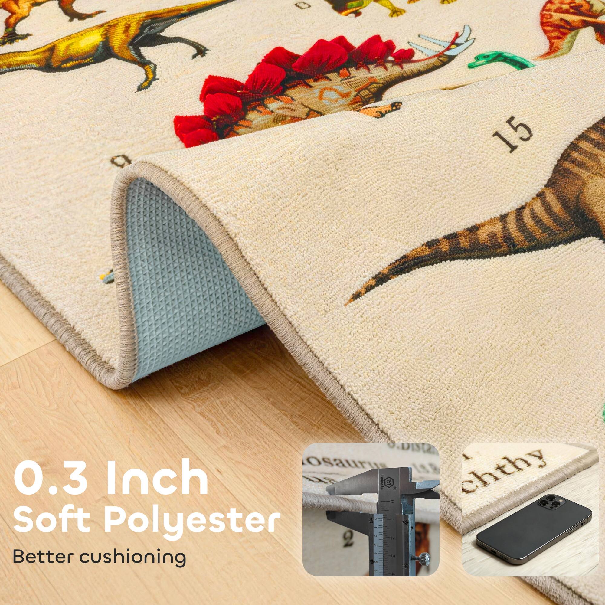 0.3 Inch Soft Polyester  
Better cushioning
