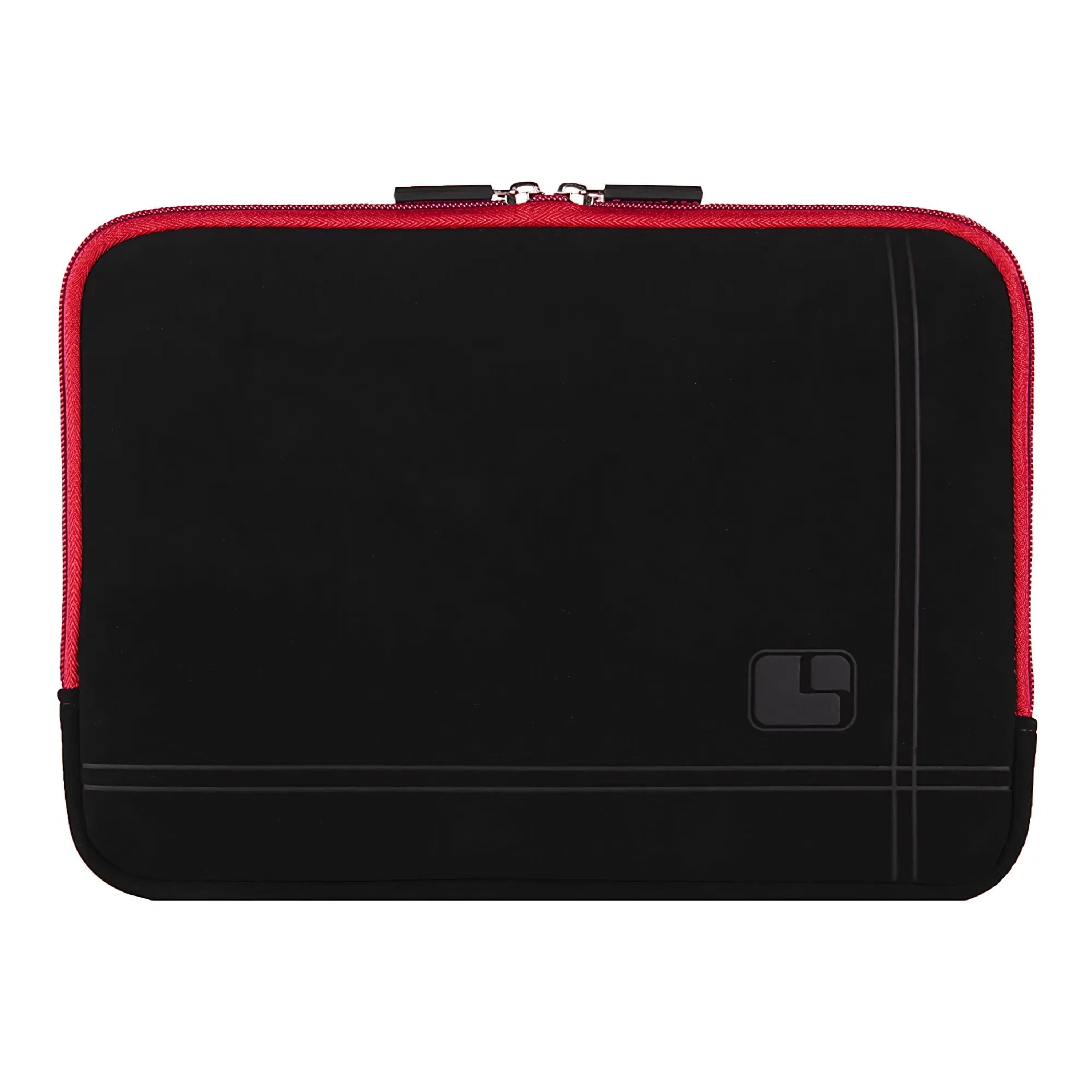 Kitcheniva - Padded Laptop Sleeve Case Carry Bag For 15" Laptop - Black/Red