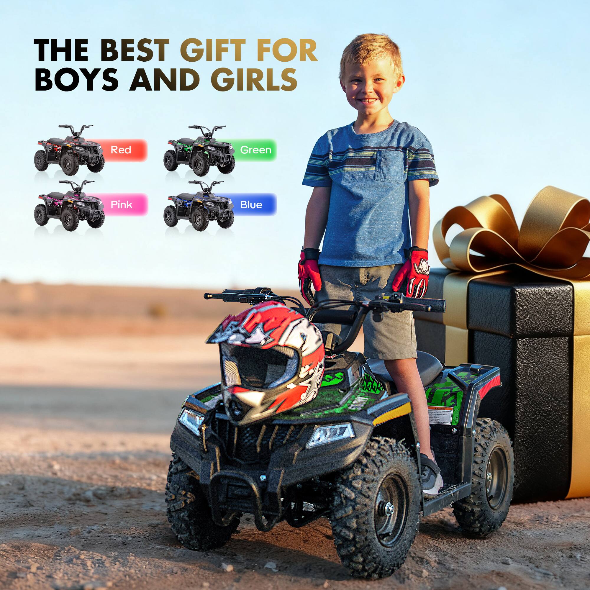 THE BEST GIFT FOR BOYS AND GIRLS

Red
Green
Pink
Blue