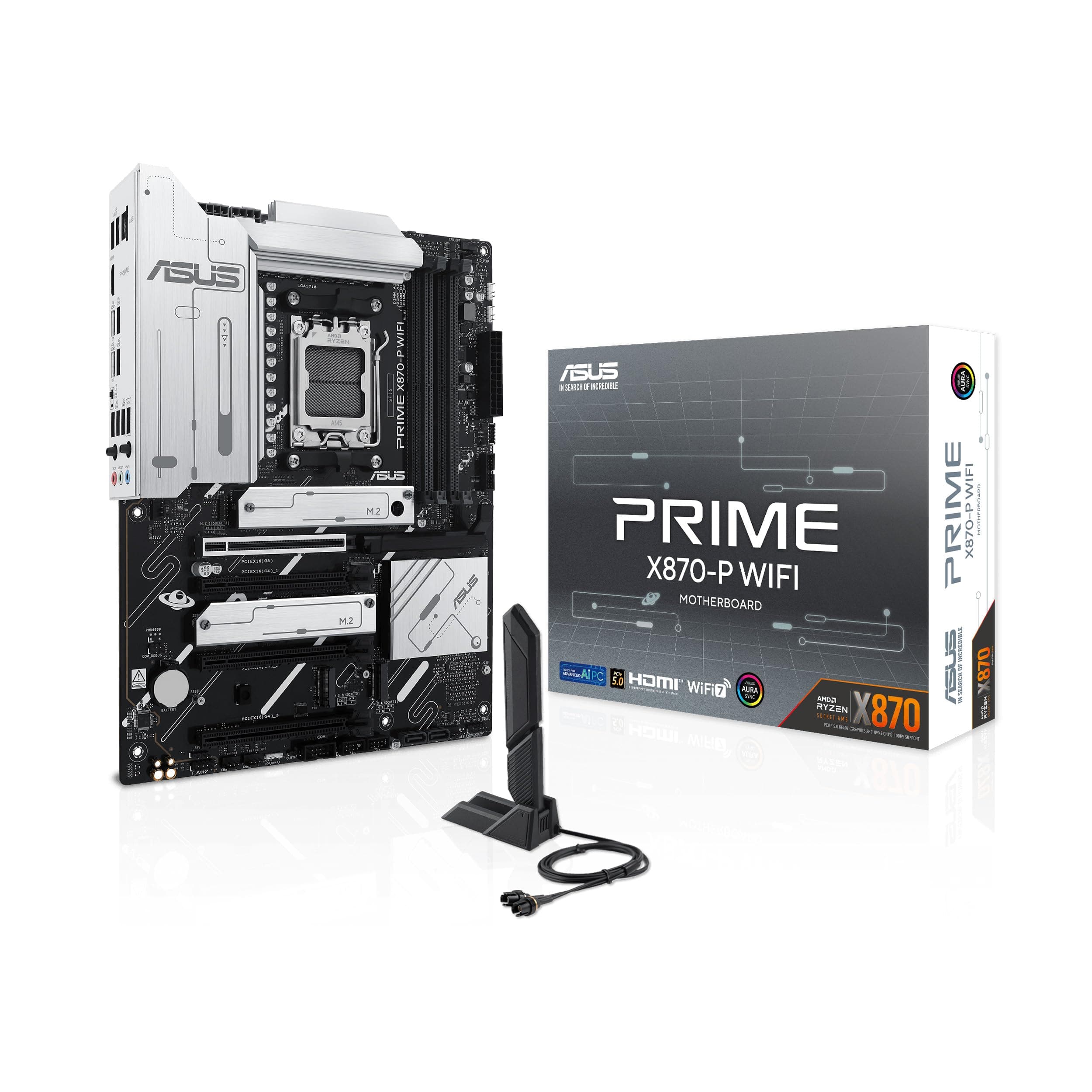 ASUS - Prime X870-P WIFI Gaming Desktop Motherboard