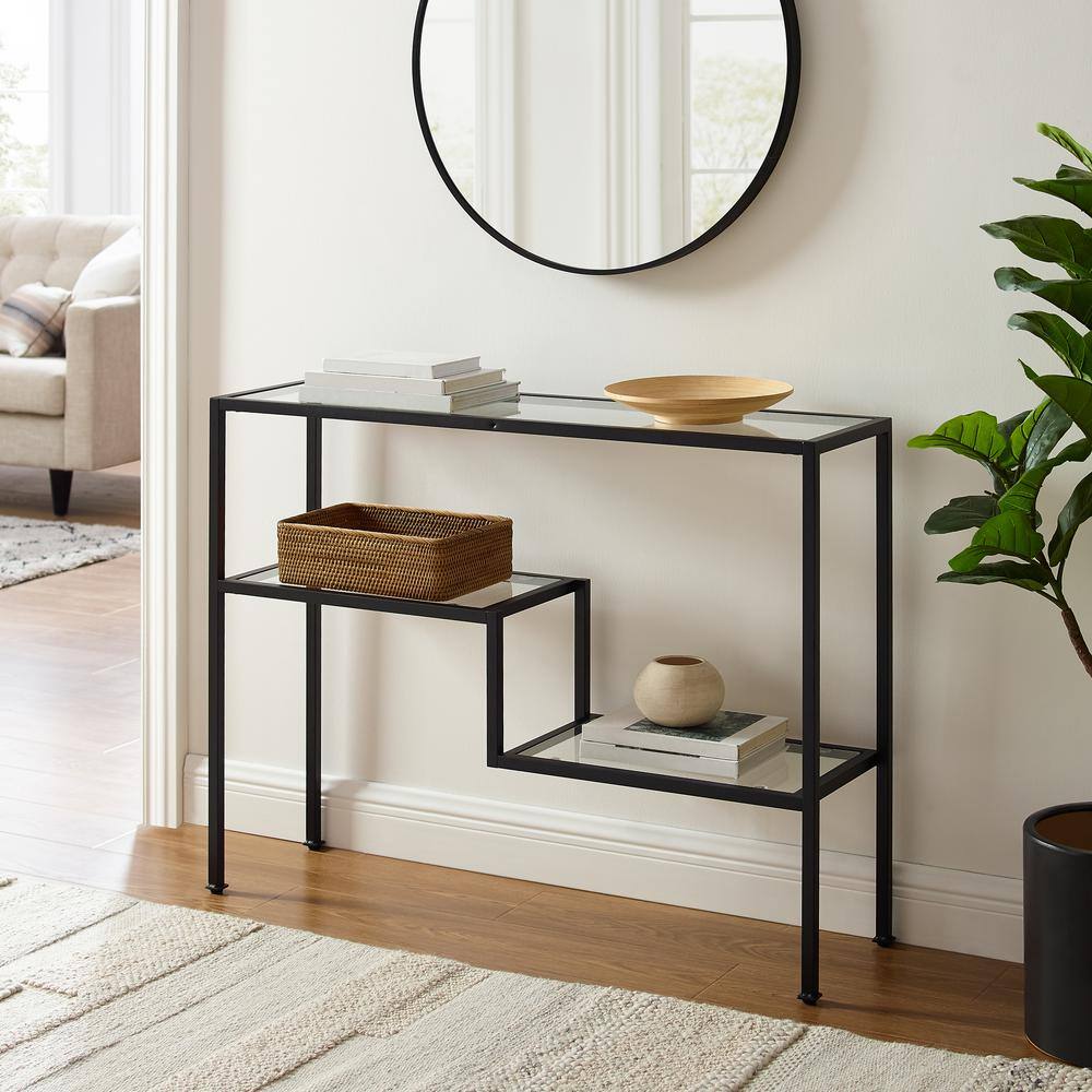 Alt View 7. Crosley Furniture - Sloane Entryway Console Table - Matte Black.