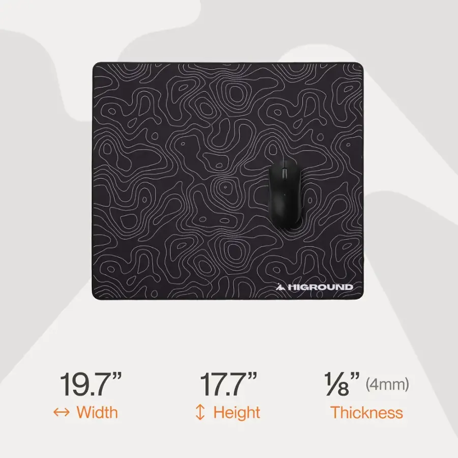 A HIGROUND 19.7" Width 17.7" Height 1/8" (4mm) Thickness