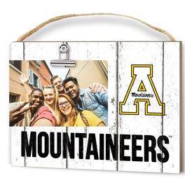 Jardine - Appalachian State Mountaineers 8'' x 10'' Weathered Clip It Frame - White