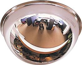 See All - Full Dome Convex Safety/Security Mirror, 18" dia., 300 sq. ft. Viewing Area - Clear
