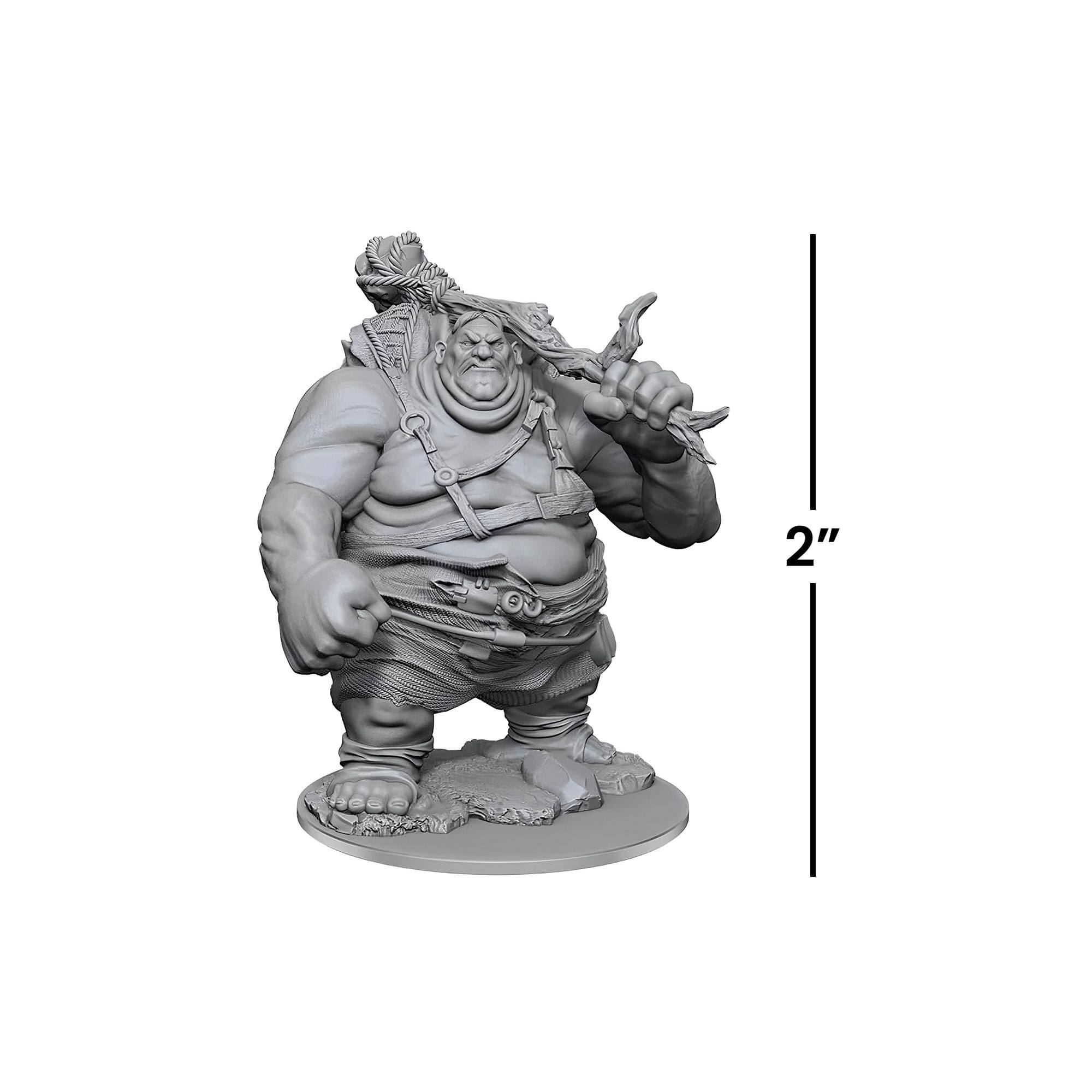 Alt View 3. NECA - D&D Nolzurs Marvelous Unpainted Miniatures | Hill Giant - Grey.