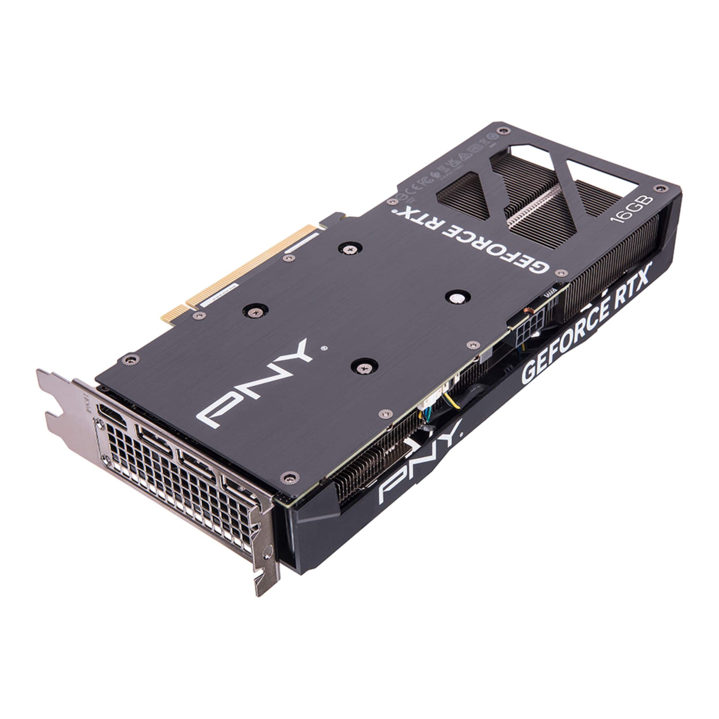 Alt View Zoom 16. PNY - NVIDIA GeForce RTX 4060 Ti 16GB GDDR6 PCIe Gen 4 x16 Graphics Card with Dual Fan - Black.