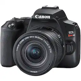 Canon - EOS Rebel SL3 DSLR Camera w 18-55mm Lens Black (International Version)