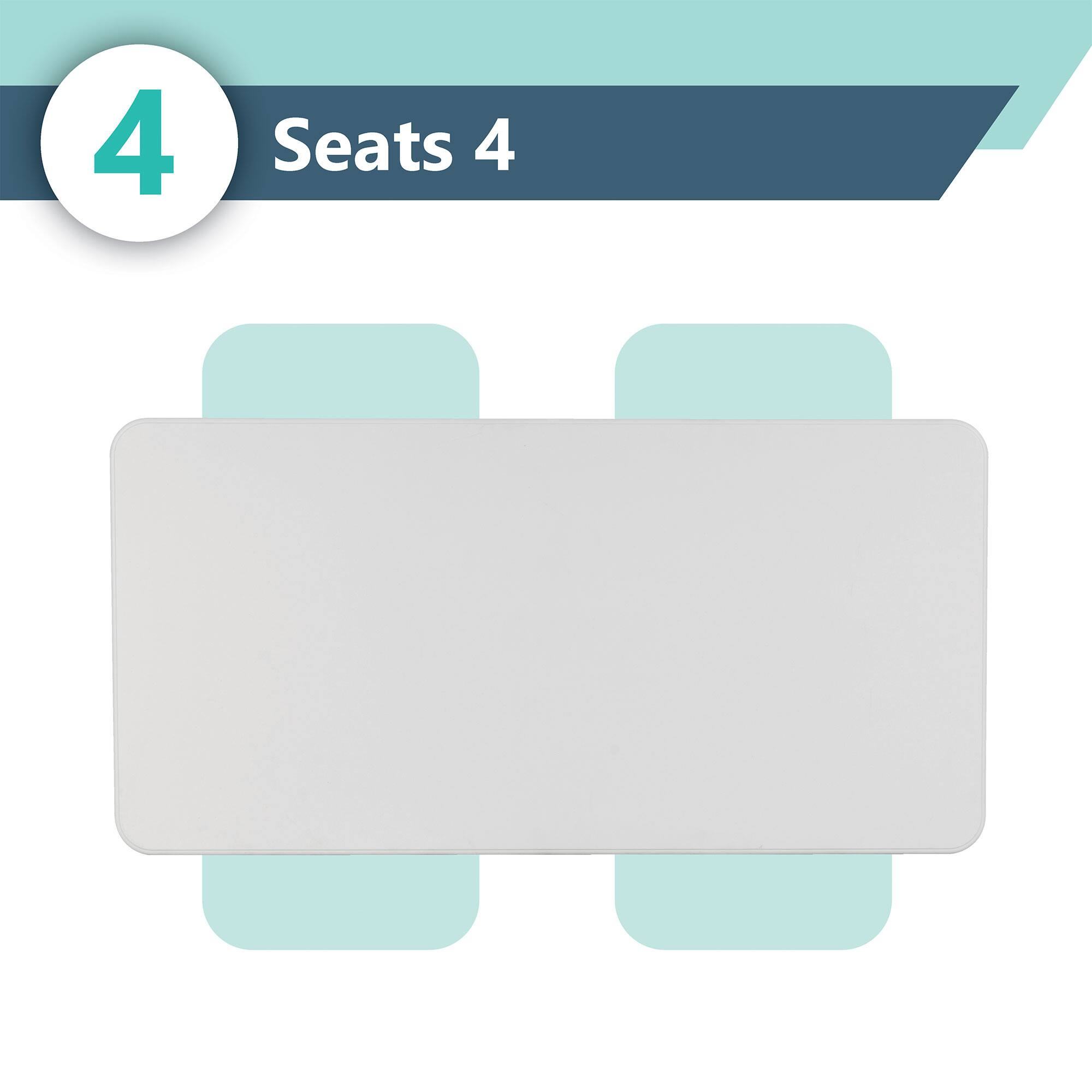 Alt View 5. Peakform - Peakform Compact Indoor or Outdoor Folding Banquet Table, 4 Foot, White - White.