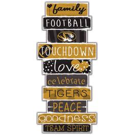Fan Creations - Missouri Tigers 5'' x 24'' Celebrations Stack Sign - Multicolor