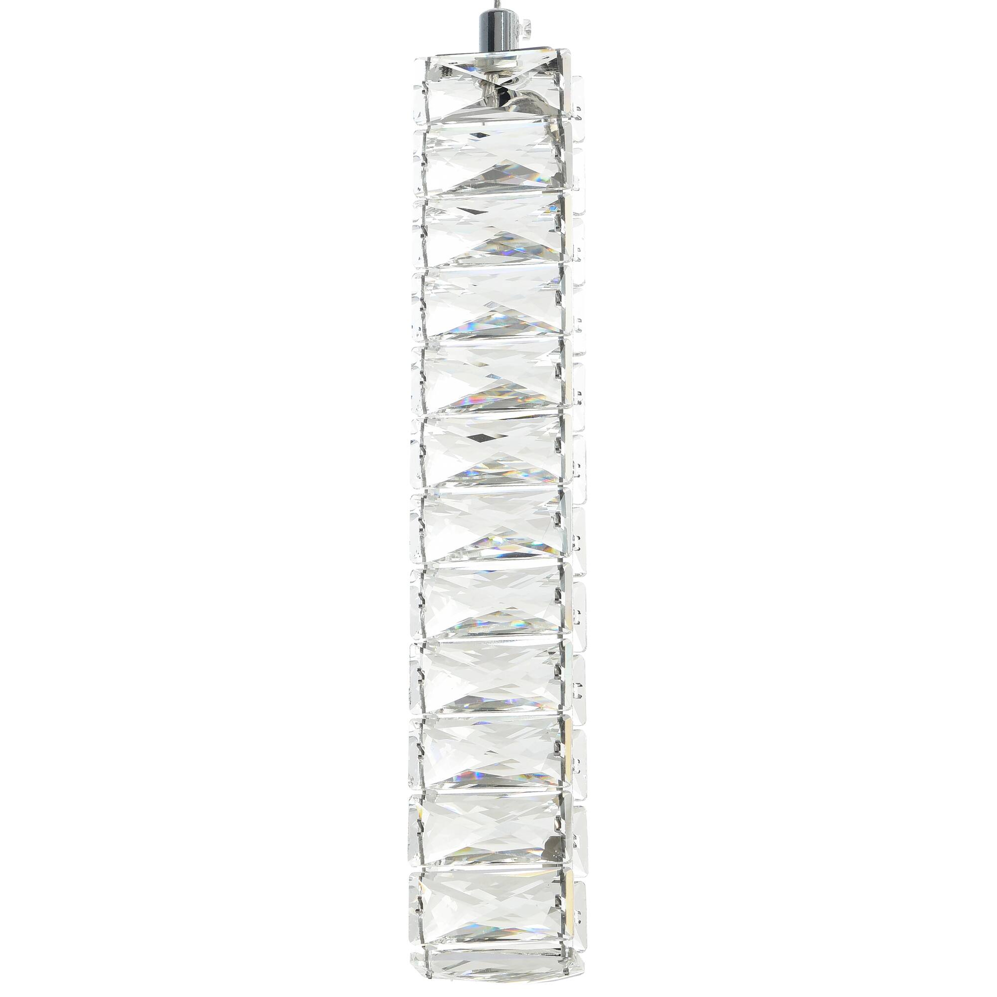 Back. CWI Lighting - Celina LED Chandelier With Chrome Finish - Chrome.