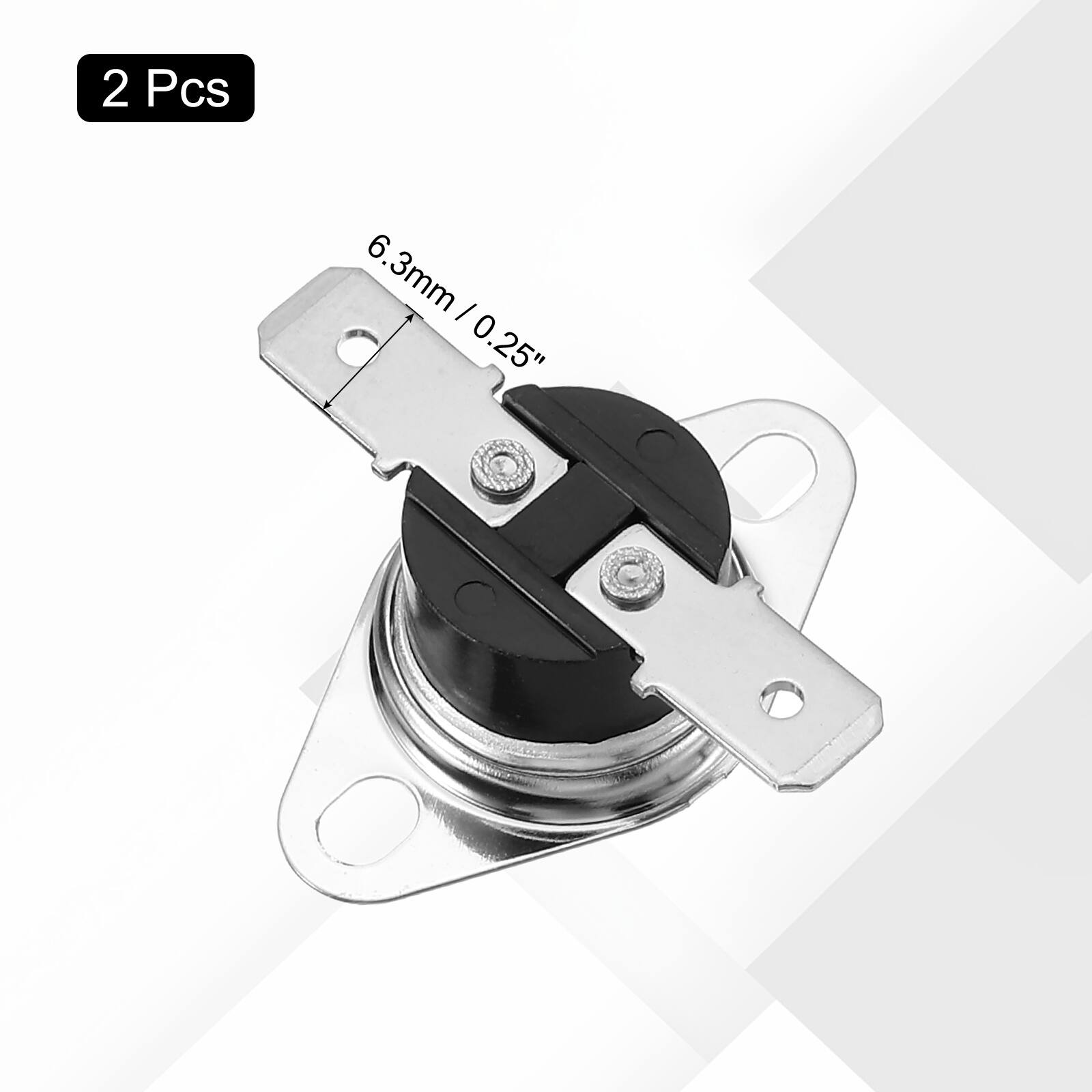 2 Pcs 6.3mm / 0.25"