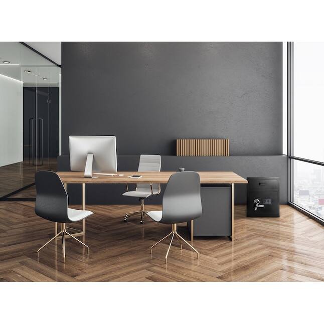 Alt View 5. AdirOffice - Secure Steel Drop Safe for Cash, Valuables and Documents Digital Depository Safe - Black.