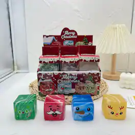 Link - Christmas Cube Squishies Holiday Collection - Multicolored