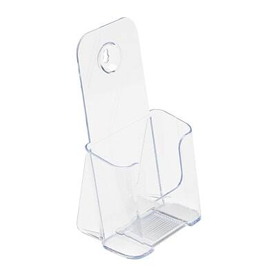 Alt View 2. Staples - Literature Holder, 4.25" Plastic - Clear.