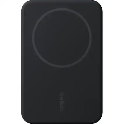 Front. Belkin - Belkin BoostCharge Pro Magnetic Power Bank 5K - Black.