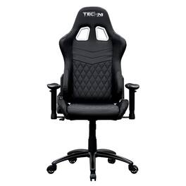Forest'nSky - Sport Ergonomic High-Back Racing Gaming Chair, PC Racing Style with Lumbar Support - Black