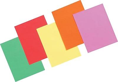 Alt View 1. Pacon - Pacon Array 8 1/2" x 11" Color Copy Paper, Assorted Colors, 24 lbs., 500 Sheets/Ream (P101105) - Assorted.