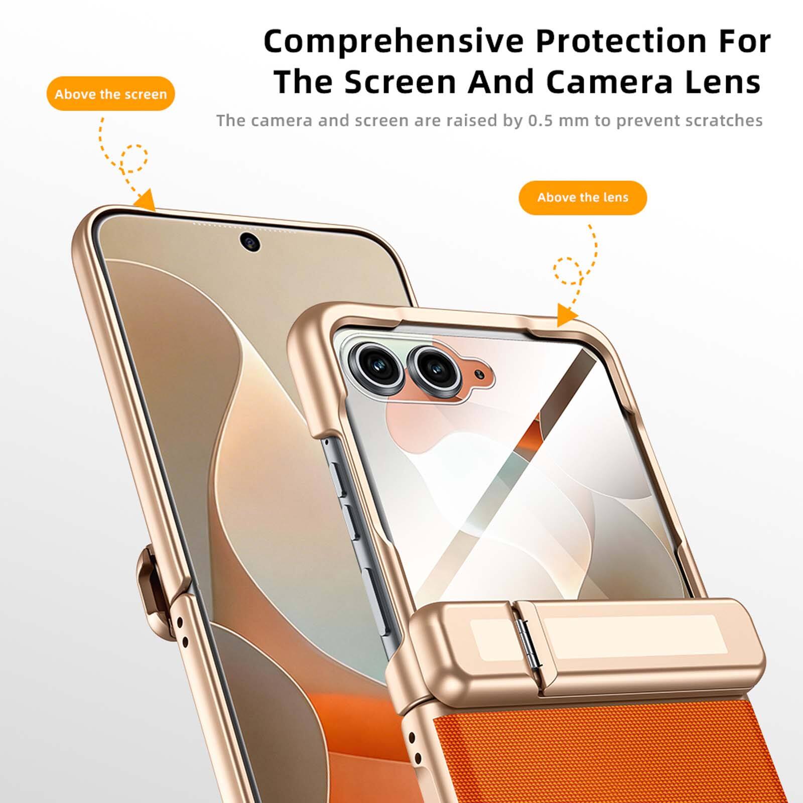 Comprehensive Protection For The Screen And Camera Lens

The camera and screen are raised by 0.5 mm to prevent scratches

Above the screen

Above the lens