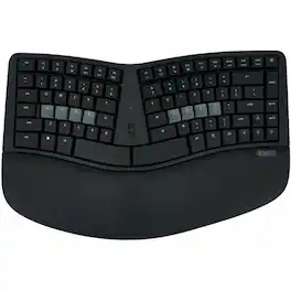 KINESIS - mWave Mechanical Keyboard for PC - Quiet Linear Switch - Wired/Wireless Connectivity - Bluetooth - Compact - 30 - Black