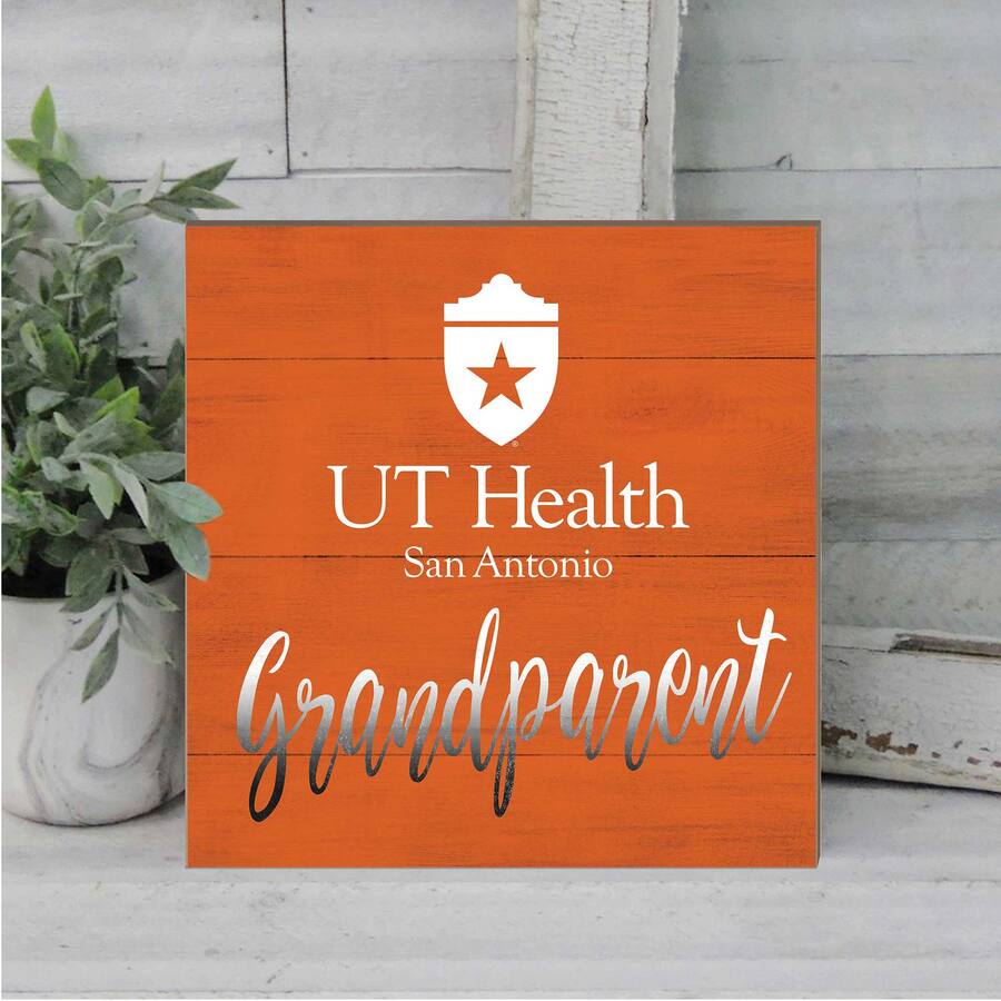 Jardine Texas Health San Antonio 10'' x 10'' Grandparent Plaque Orange