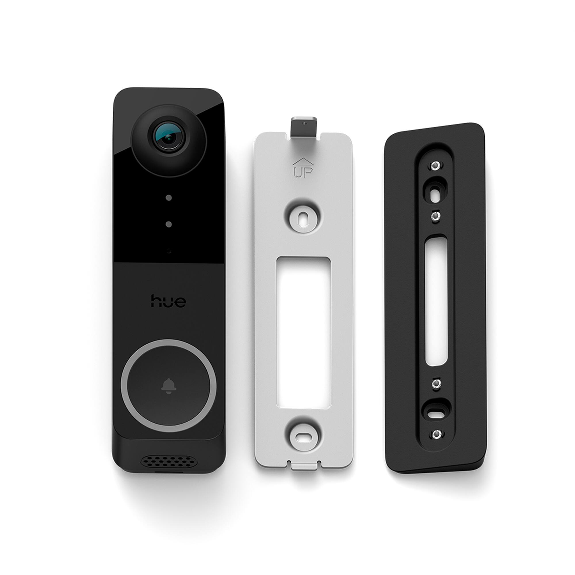 Alt View 13. Philips - Hue Secure Video Doorbell Camera - black.