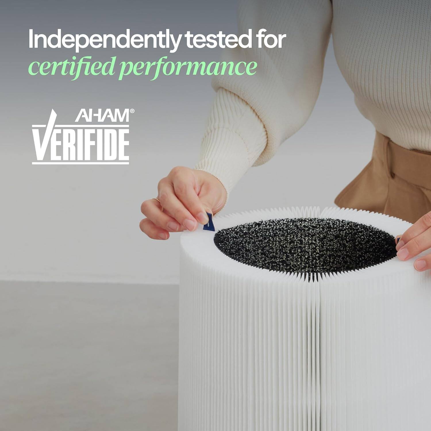 Independently tested for certified performance  
AHAM VERIFIDE