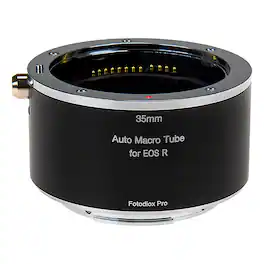 Fotodiox - Pro Automatic 35mm Macro Extension Tube Section - Compatible with Canon RF Mount Cameras for Close-up Photography