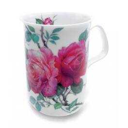 Jiallo - Roy Kirkham Lancaster Mug-English Rose- Pink Rose, Set of 2 - Mutli color