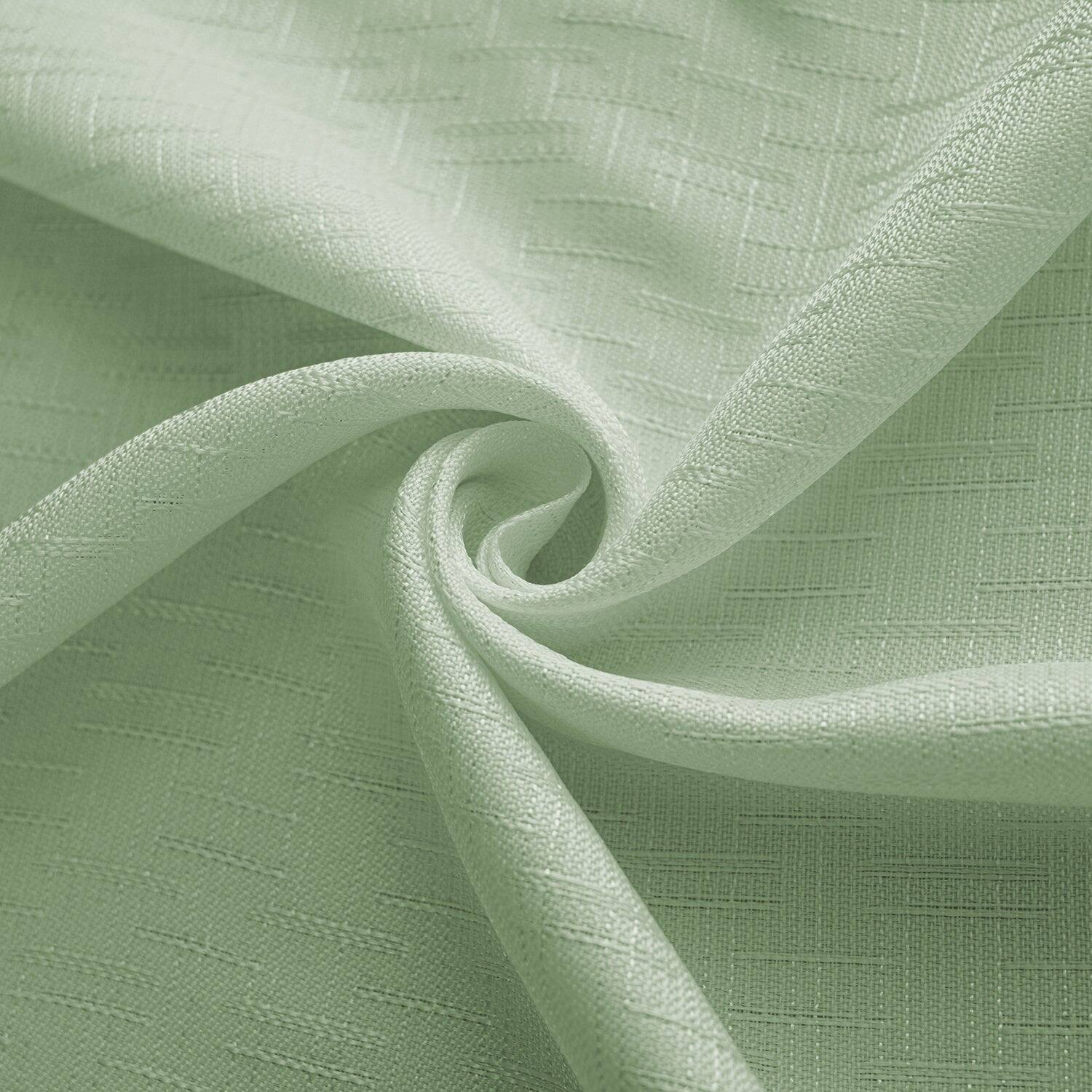 Alt View 1. RT Designers Collection - RT Designers Collection 100% Polyester 140 GSM Sedona Jacquard Grommet Curtain Panel 54" x 90" Sage - Sage.