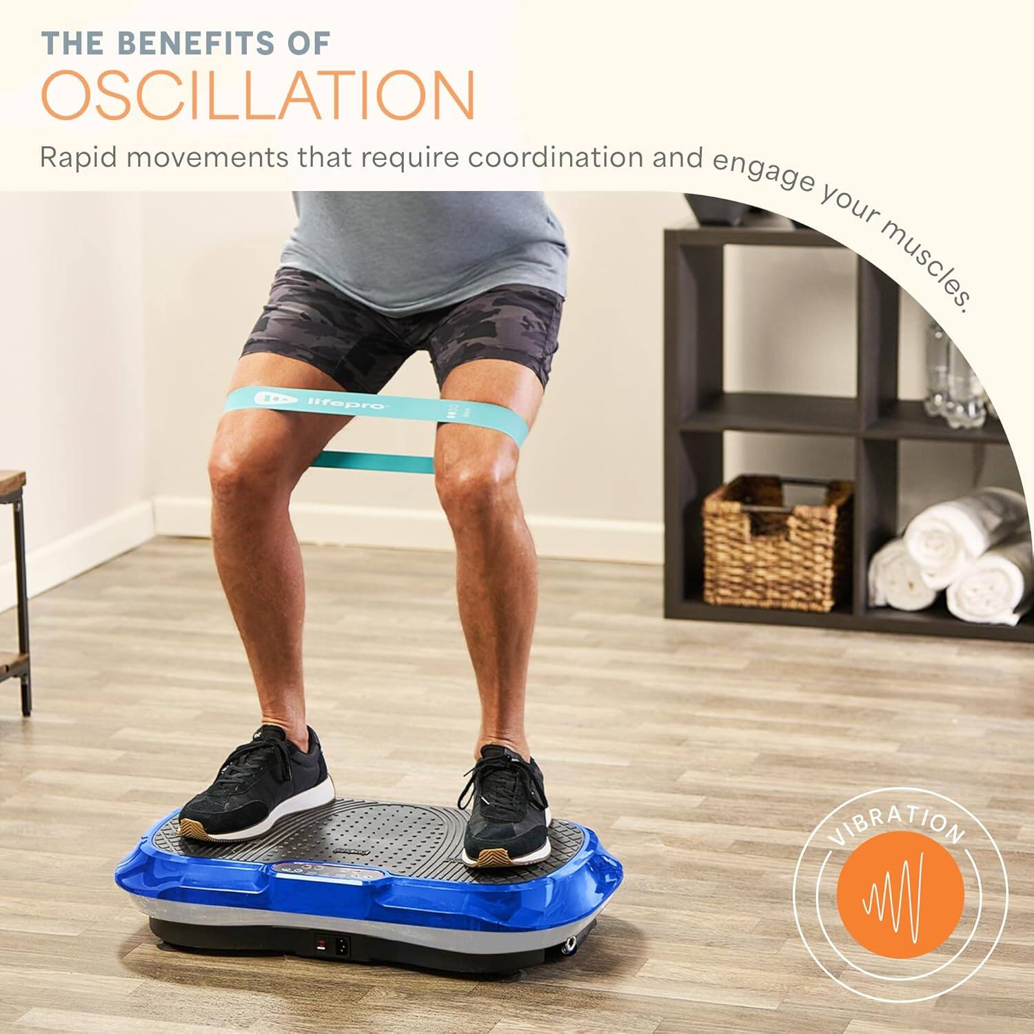 THE BENEFITS OF OSCILLATION

Rapid movements that require coordination and engage your muscles.

VIBRATION