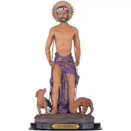 FC Design - 12"H Saint Lazarus Lazarus of Bethany Holy Figurine Statue Desk Tabletop Home Decor Gift - Multi-Color