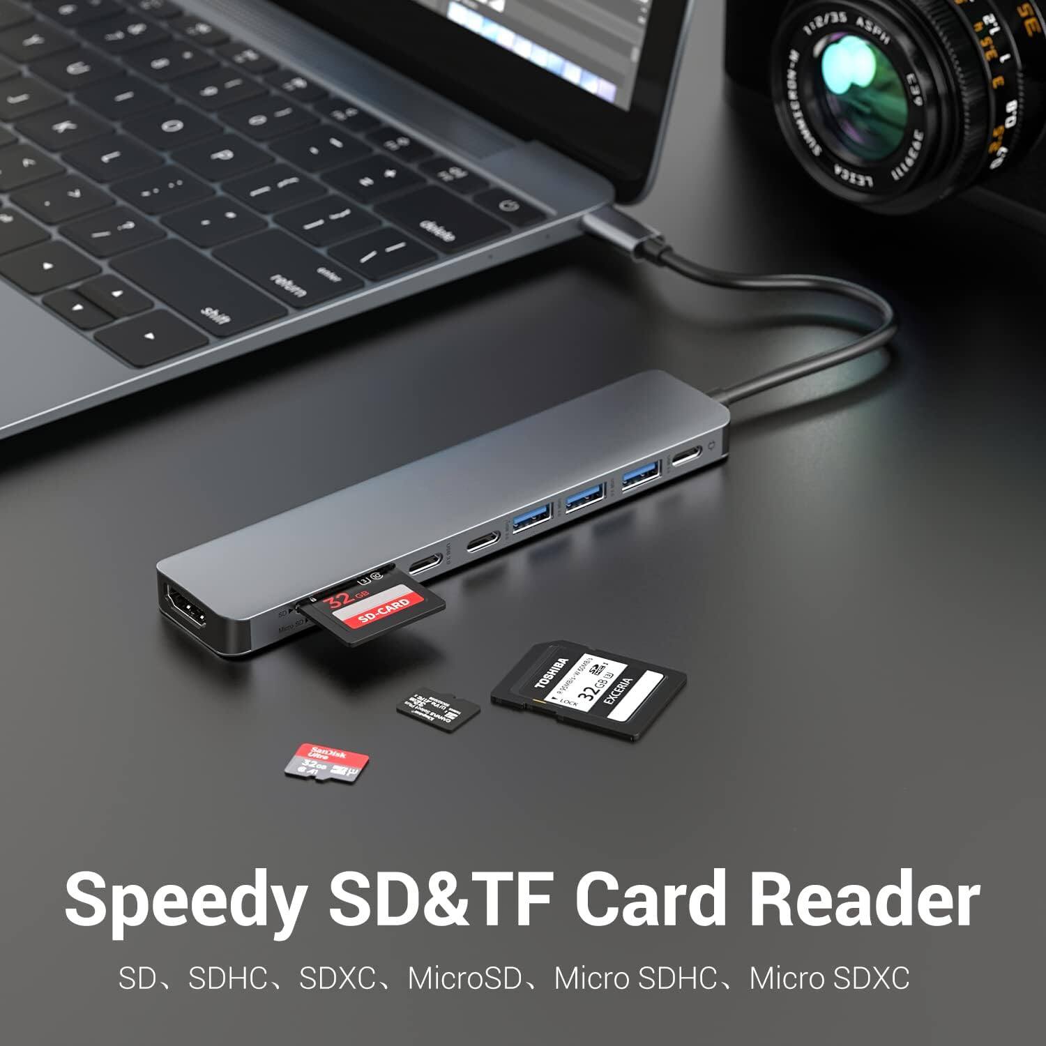 Speedy SD&TF Card Reader  
SD, SDHC, SDXC, MicroSD, Micro SDHC, Micro SDXC