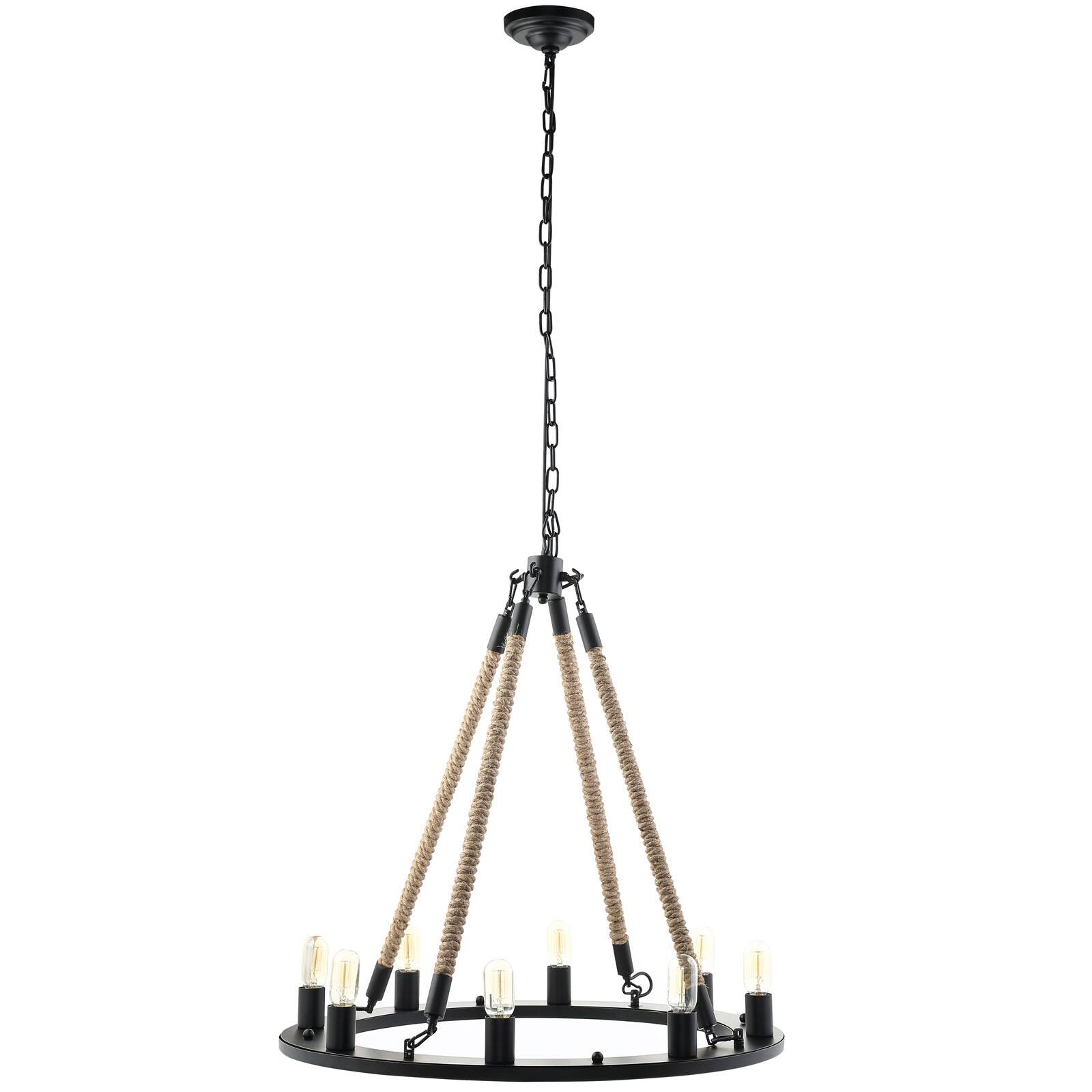 Angle. Modway - Encircle Chandelier by Modway - Black.