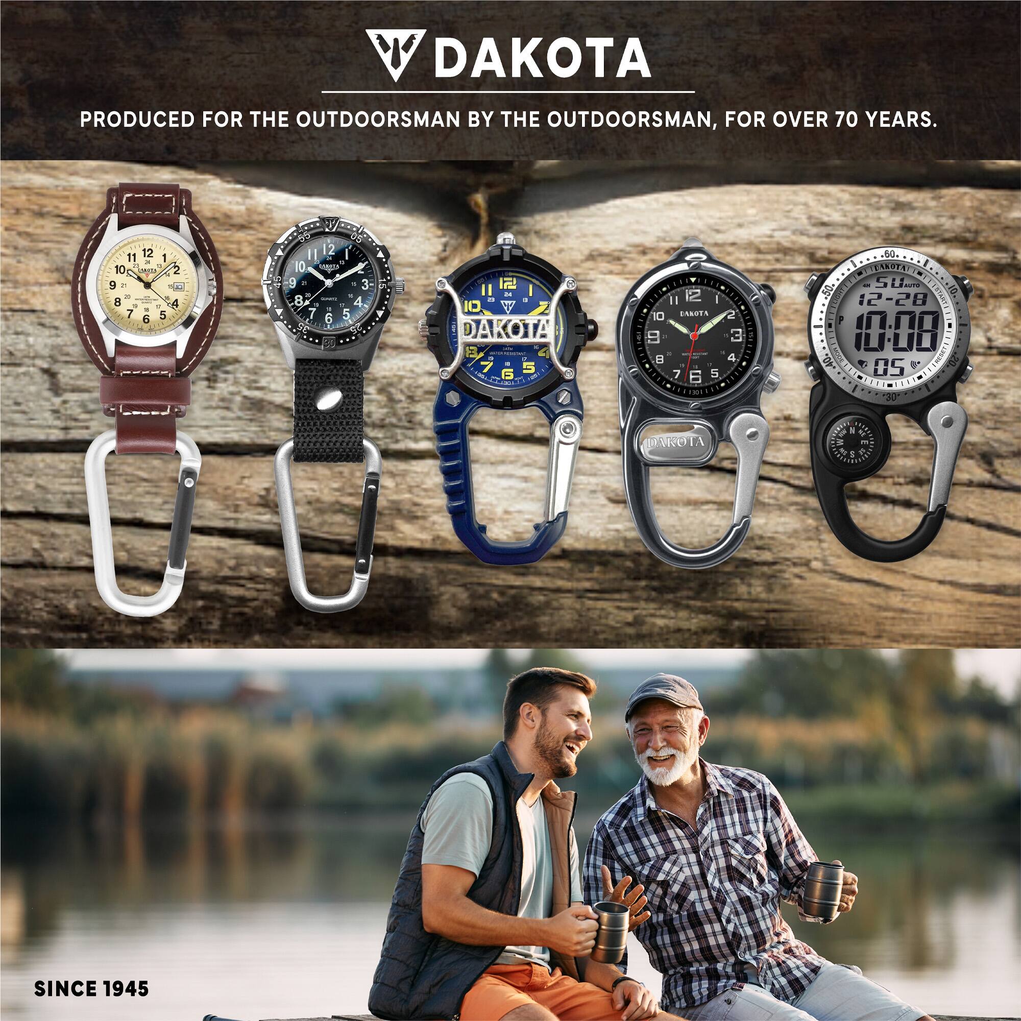 DAKOTA  
PRODUCED FOR THE OUTDOORSMAN BY THE OUTDOORSMAN, FOR OVER 70 YEARS.  

DAKOTA  
THE OUTDOORSMAN, FOR OVER 70 YEARS.  

SINCE 1945
