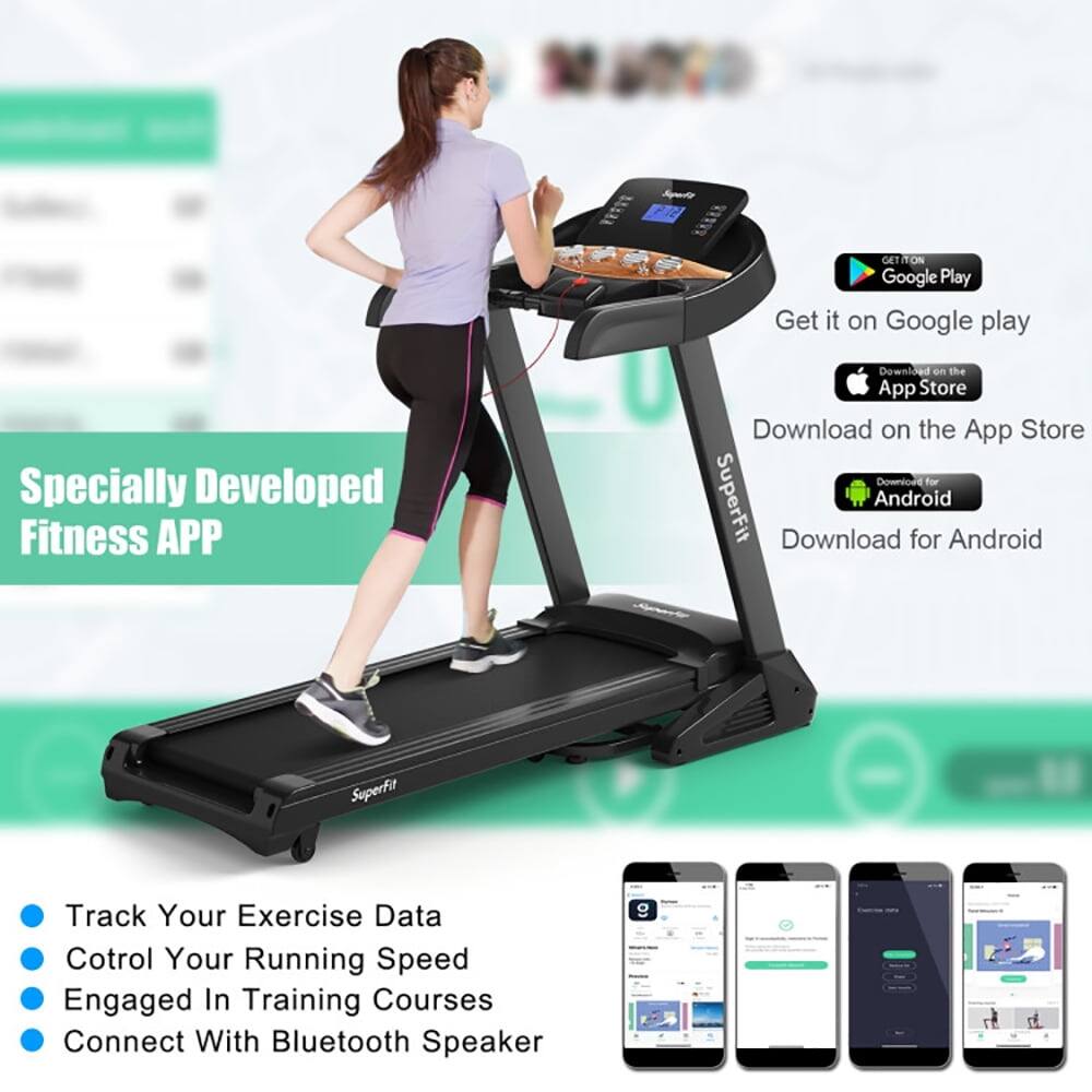 - GET FIT ON Google Play Get it on Google play
- Specially Developed Fitness APP
- Download on the App Store
- Download for Android
- Superfit
- Track Your Exercise Data
- Control Your Running Speed
- Engaged In Training Courses
- Connect With Bluetooth Speaker