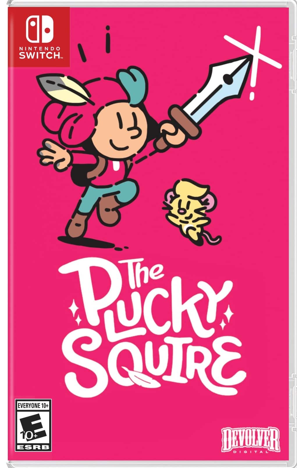 D NINTENDO SWITCH. The PuCkY SQUIRE EVERYONE 10+ E 10+ DEVOLVER ESRB DIGITAL