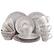 Alt View 5. Elama - Elama Malibu Sands 16-Piece Dinnerware Set in Shell - Shell.