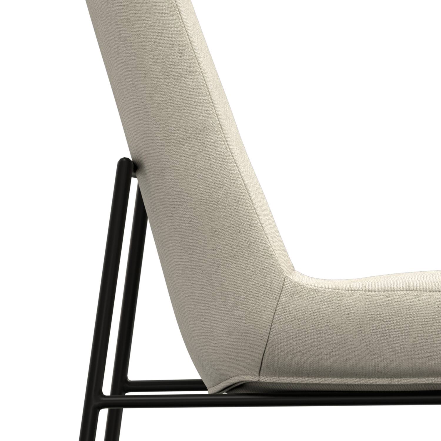 Alt View 8. Simpli Home - Corina Dining Chair (Set of 2) in Natural Linen Look Fabric - Natural.