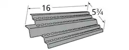 Music City Metals - MCM999449114 heat plate porc stl 16 x 5.75 Kenmore grates heat plates and angles